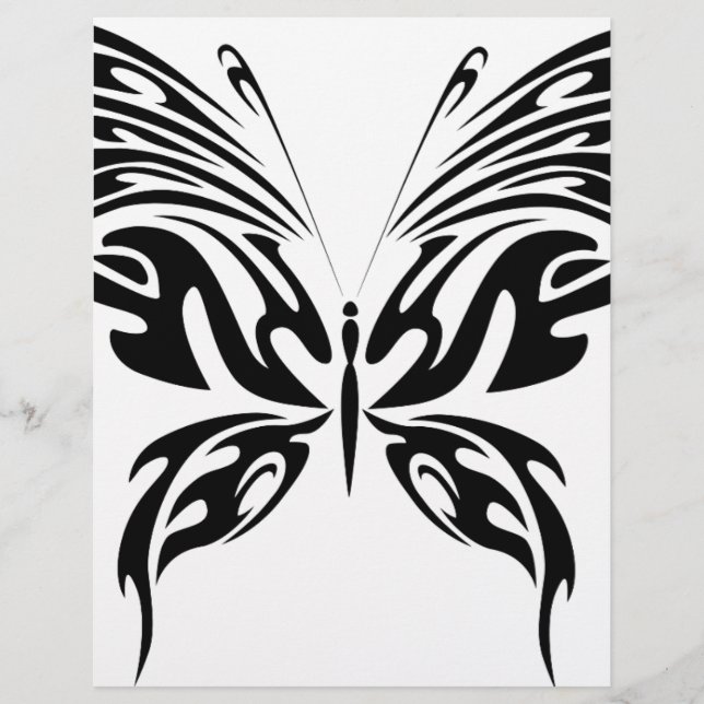 Borboleta abstrato (Frente)