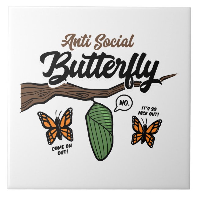 Borboleta Anti Social (Frente)