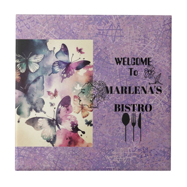 Borboleta Aquarela (Frente)