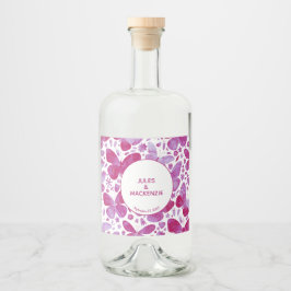 Borboleta Aquarela Rosa