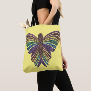 Borboleta Arco-íris (amarela) - Tote