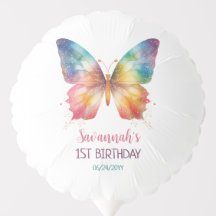 Borboleta Arco-íris com Flutter 1º Aniversário