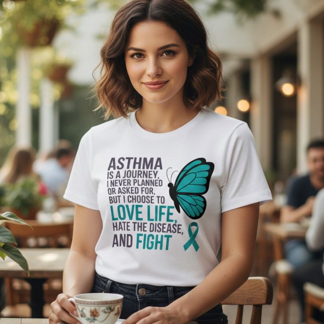 Borboleta Azul Conscientização sobre Asma (Criador carregado)