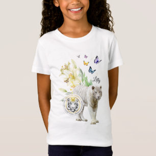 Borboleta Brava de Camisa T Seja o Tigre Branco de