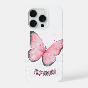 borboleta brilhante rosa