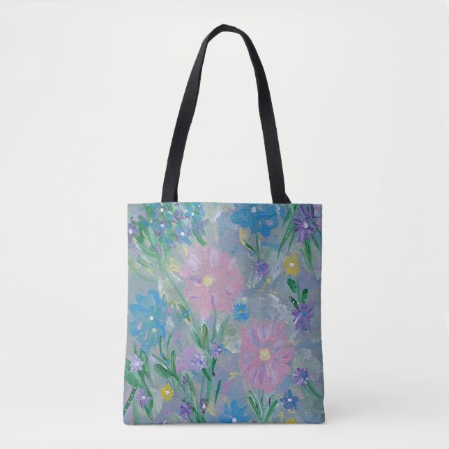 Borboleta Bush Floral Tote Bag (Frente)