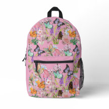 Borboleta Campos Crianças Backpack