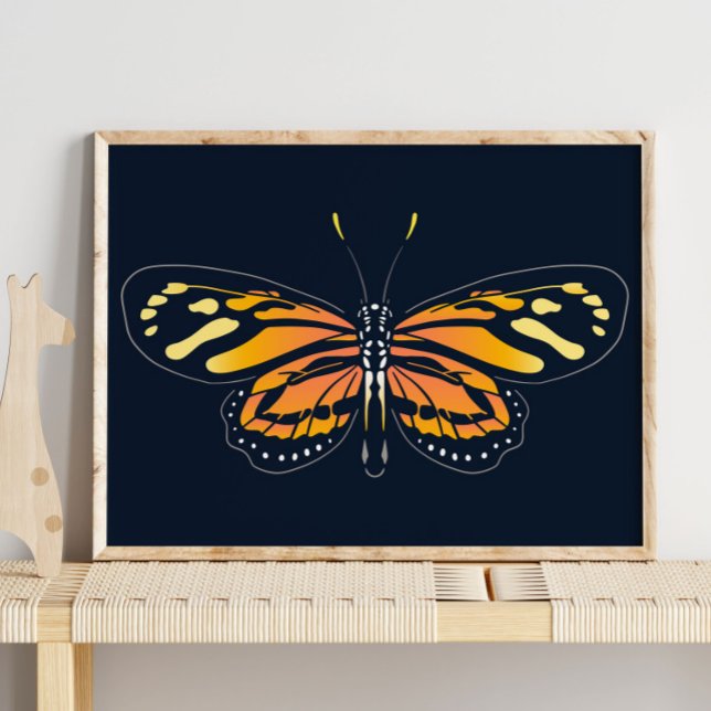 Borboleta | Canvas de Muro da Selva Impressão (Criador carregado)