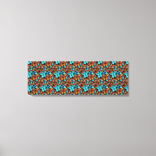 Borboleta Científica Espécime de Arte Canvas (Frente)