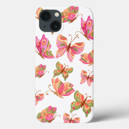 'Borboleta Colorida Caprichosa' Modelo iPhone 13
