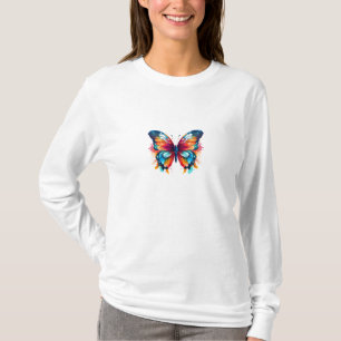 Borboleta Colorida Na Sua Camiseta