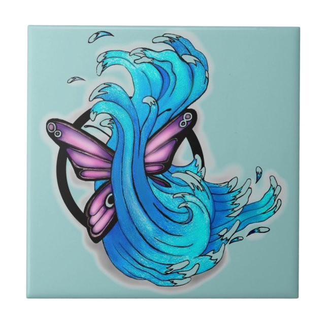 Borboleta com Ondas (Frente)