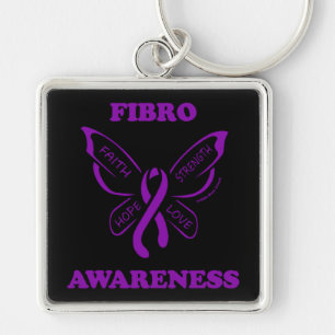 Borboleta/Consciência...Fibro Chaveiro