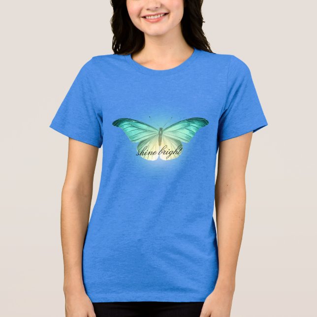 Borboleta de Creme de Mint brilhante (Frente)