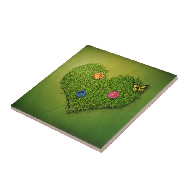 Borboleta de Flores de Camada Cardíaca (Lateral)