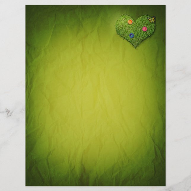 Borboleta de Flores de Camada Cardíaca (Frente)