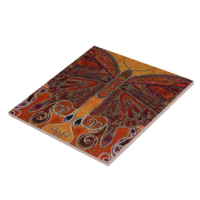 Borboleta de Nouveau da arte (pintura) (Lateral)