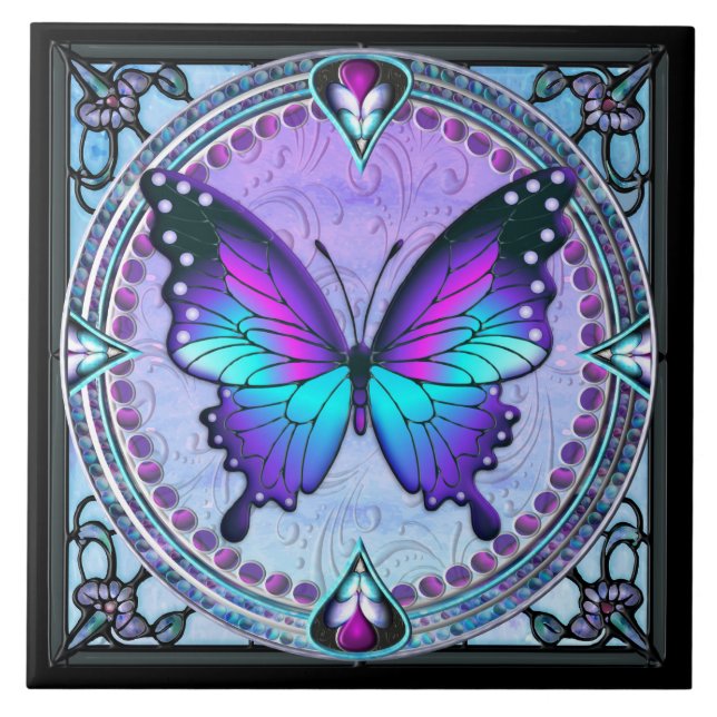 Borboleta de sublimação com fundo (Frente)