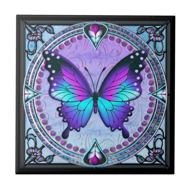 Borboleta de sublimação com fundo (Frente)