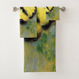 Borboleta de Verão primavera - Conjunto de toalhas