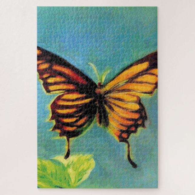 Borboleta de Verão primavera - Quebra-cabeça (Vertical)
