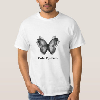Borboleta Difusa – Camiseta de Movimento Abstrato