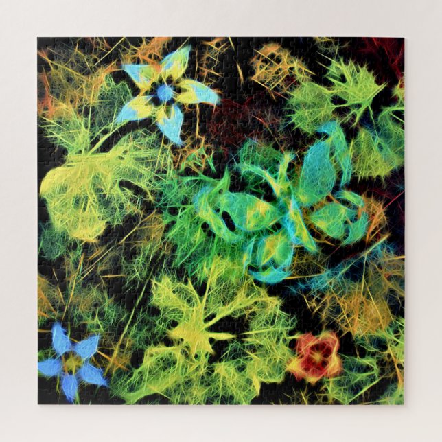 Borboleta e Flor Rodilius Quebra-cabeça (Vertical)