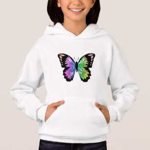 Borboleta em cores arco-íris