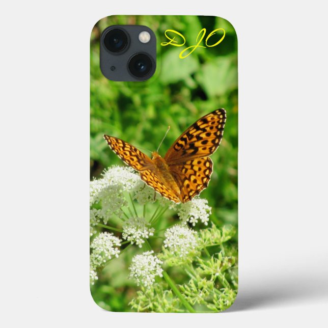 Borboleta Em Flores Brancas (Verso)