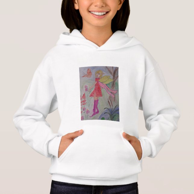 Borboleta Fada Hoodie (Frente)