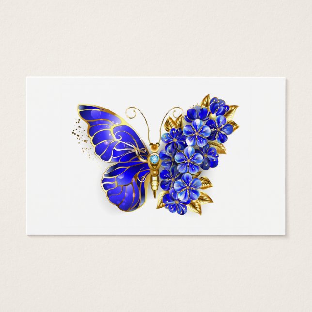 Borboleta Flor Sapphire (Frente)