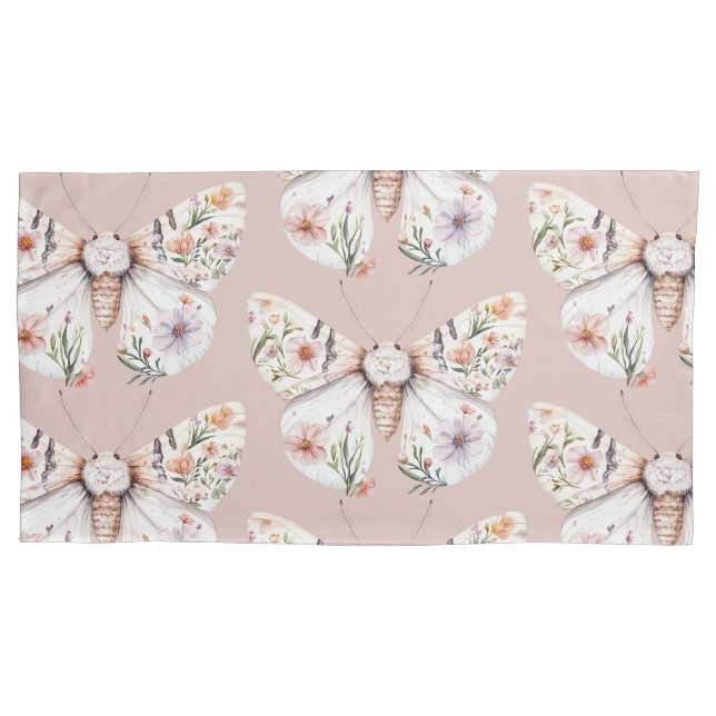 Borboleta Floral Boho Wildflower (Frente-Esquerda)