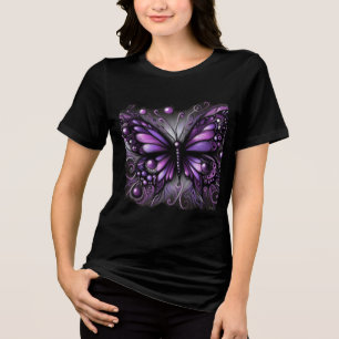 Borboleta Gótica Whimsical Purple Black Colortion