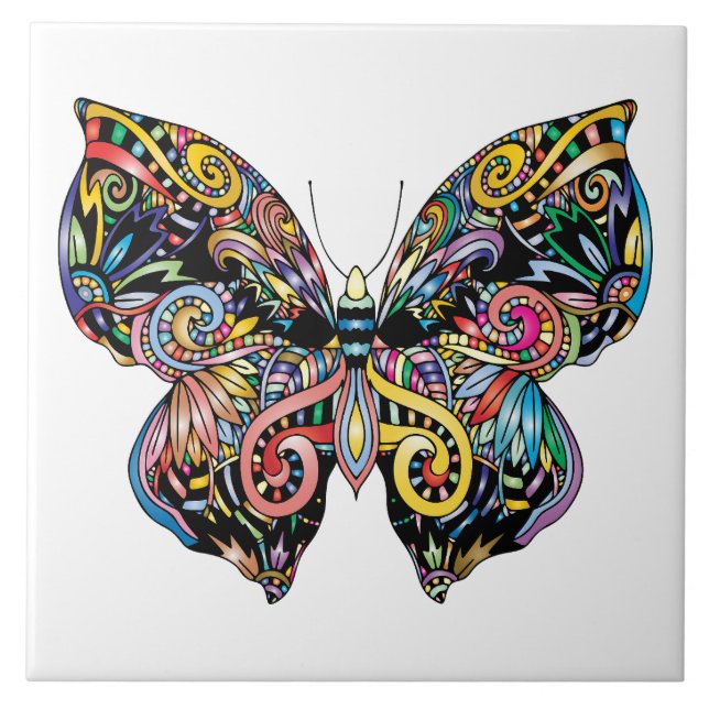 Borboleta ilustrada (Frente)