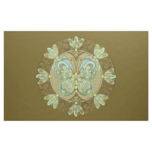 Borboleta Mandala - Tecido