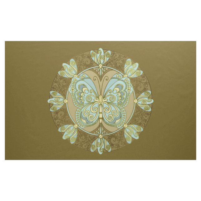 Borboleta Mandala - Tecido (Jarda)