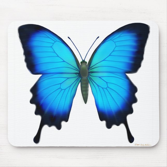 Borboleta Mousepad de Papilio Ulysses (Frente)