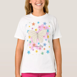 "Borboleta nas Estrelas - Camisa Estética Sonhador