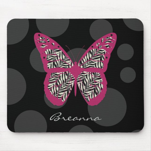Borboleta personalizada Mousepad (Frente)