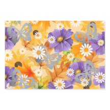 Borboleta Prateada, Flores de Queda