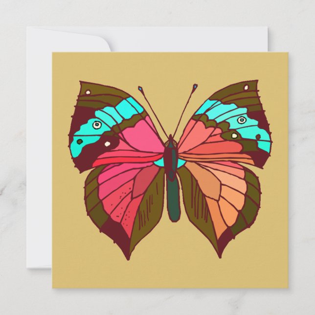 Borboleta-risca-turquesa (Frente)