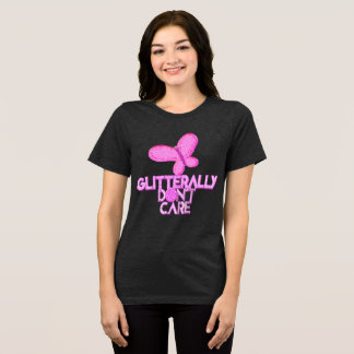 Borboleta rosa brilhante não se importa
