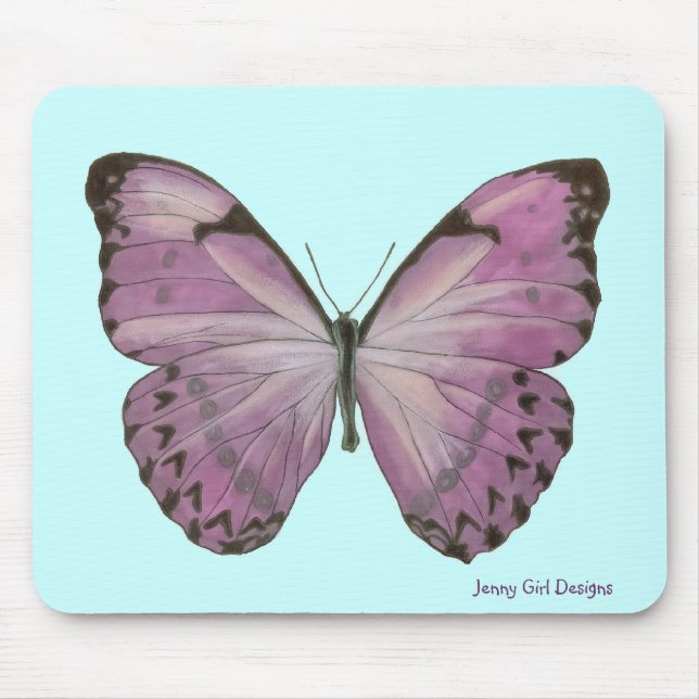 Borboleta roxa Mousepad (Frente)