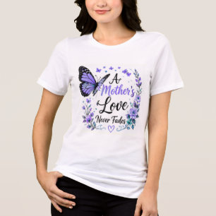 Borboleta Roxa O Amor de uma Mãe Nunca Desvanece 
