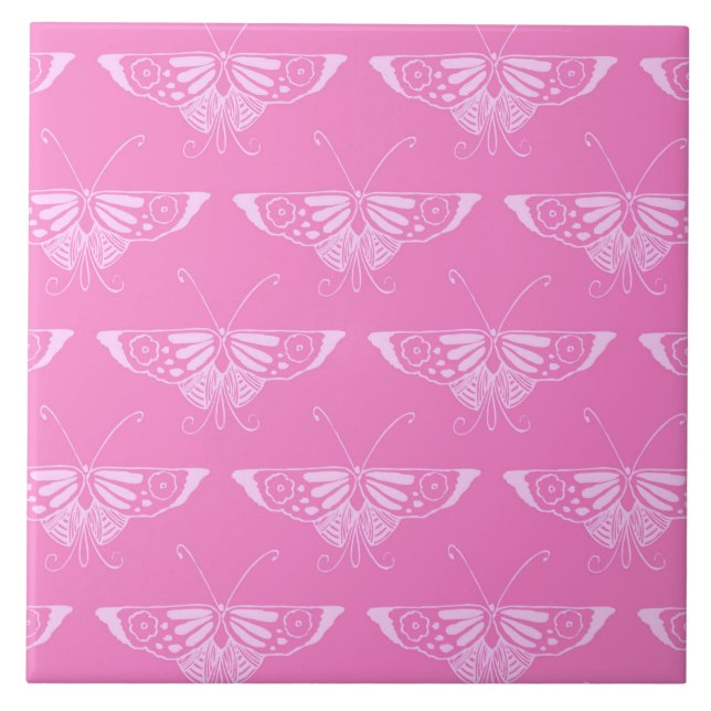 Borboleta Stylized Deco - rosa orquídea (Frente)