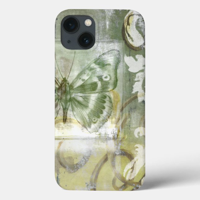 Borboleta Verde Interessa com Porta de Ironagem (Verso)