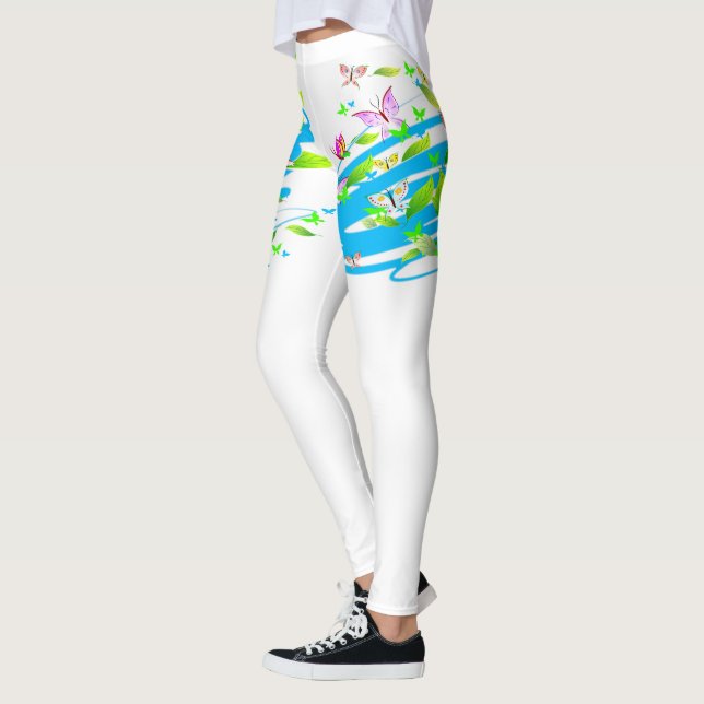 Borboletas Art 12 Leggings (Esquerda)
