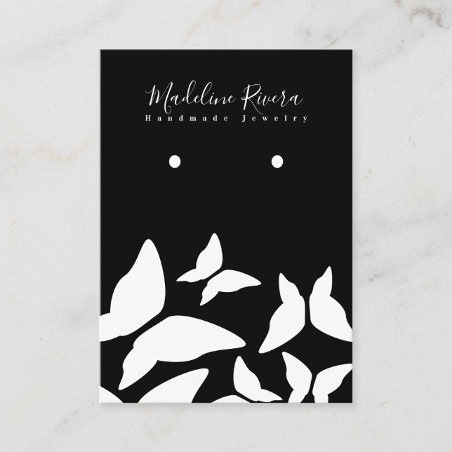 Borboletas Artisan Arrastando Cartões de Exibição  (Frente)