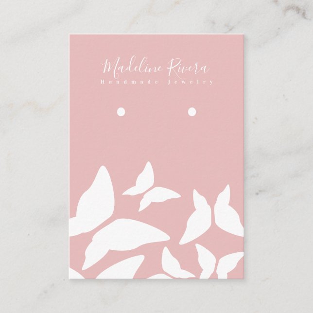 Borboletas Artisan Arrastando Cartões de Exibição  (Frente)