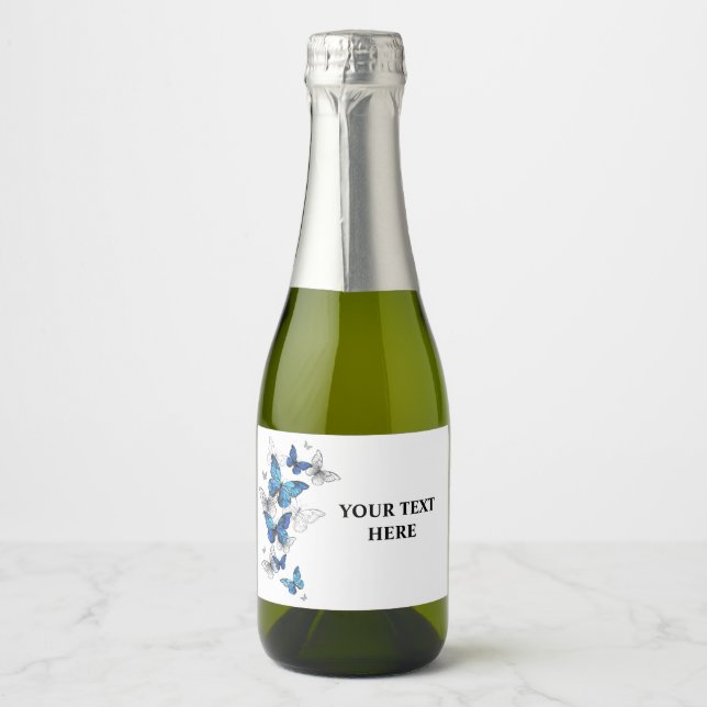 Borboletas Azuis Morpho (Frente)